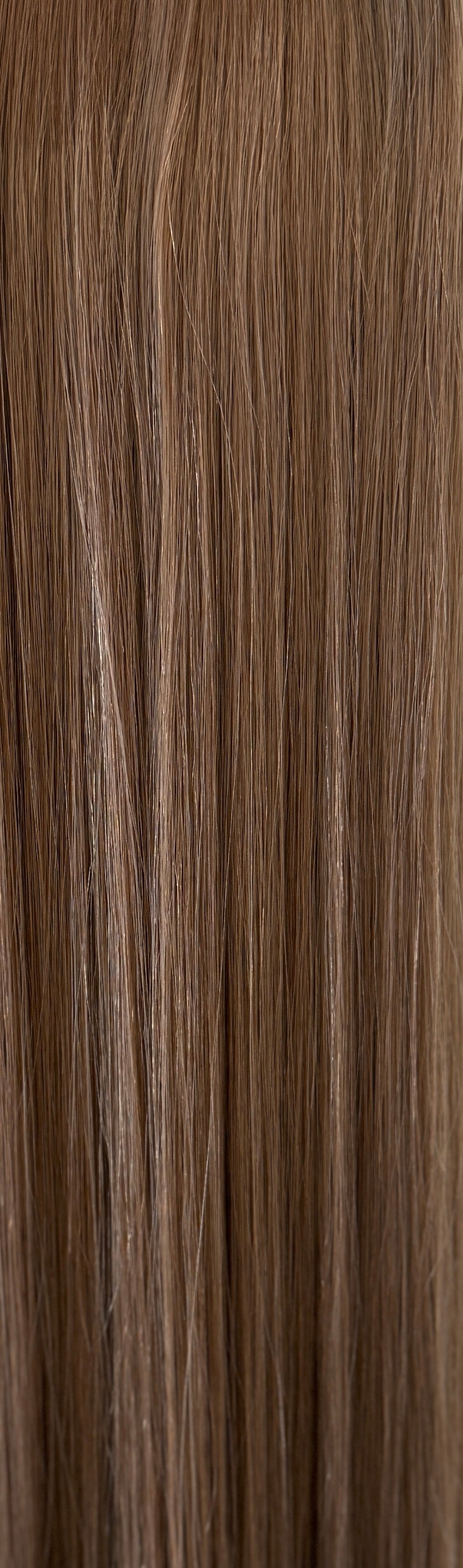Sam soft dimensional brunette 18-inch genius weft hair extension by HIDDN